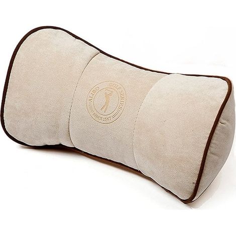Neck Pillow Therapeutic Neck Pillow for Travel Back Car Headrest with Adjustable Elastic Strap Bamboo Charcoal Bag Inserts (1/5)
