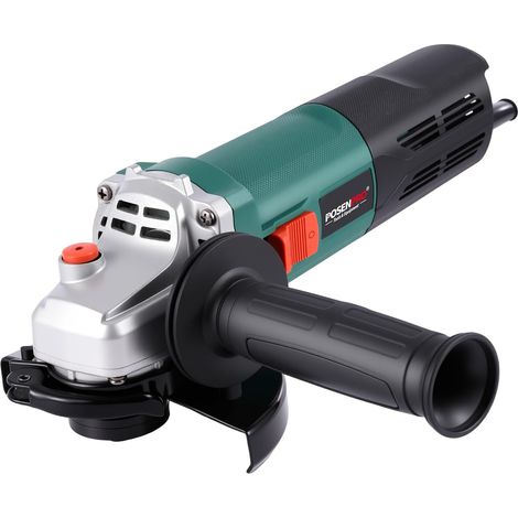 Angle Grinder 1200W, Ø125mm, 3000-12.000 rpm, Quick Release Hood, Small Grinder for Cutting, Grinding and Polishing Metal, Wood, Ceramics and Stone, 4 lbs Light (1/5)