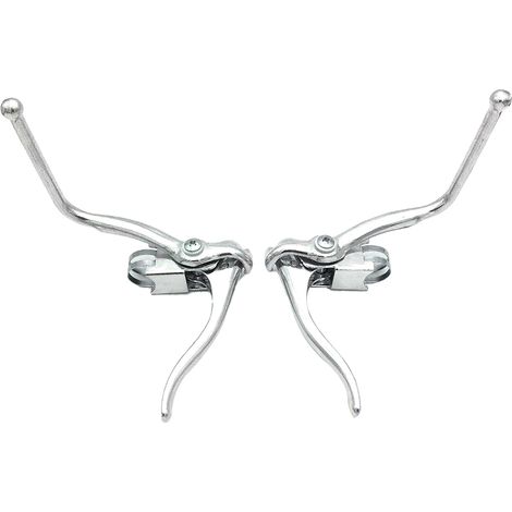 Manetas de freno dobles de aluminio ligero para bicicletas de montaña/carretera. (1/5)