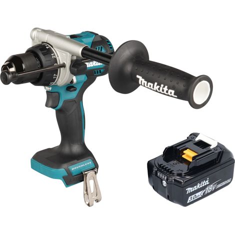 Taladro atornillador de impacto a batería Makita DHP 492 F1 18 V 141 Nm sin escobillas + 1 batería 3,0 Ah - sin cargador