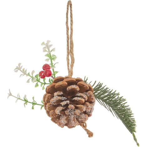 MANZANA COLGANTE 4 CULOS 7,6X6CM - Feeric lights & christmas (1/5)