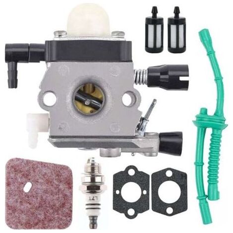 Kit Carburateur - Pour Débroussailleuse Stihl FS38 FS45 FS46 FS55 - Taille-Haie HS45 HK45 - Moteur KM55 - Pièces de Rechange ×1 (1/4)