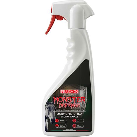 MONSTER DEFENSE Pearson scudo protettivo totale verso gli insetti con olio di neem, menta piperita e propanolo 700 ml