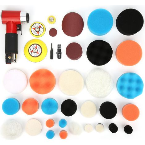 Ponceuse pneumatique AT‑1500R48 polisseuse lustreuse 3 pouces avec buse UE – Machine à polir et poncer (1/5)