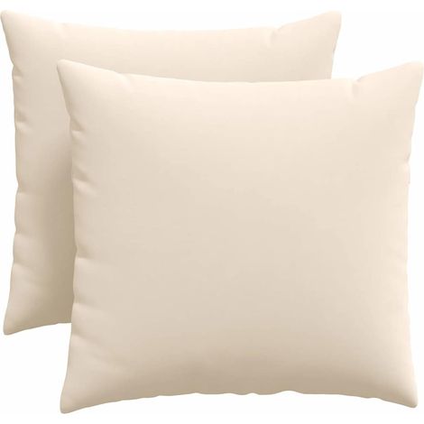 Maison Exclusive - Cuscini da Divano 2 pcs Beige 50 x 50 cm Tessuto