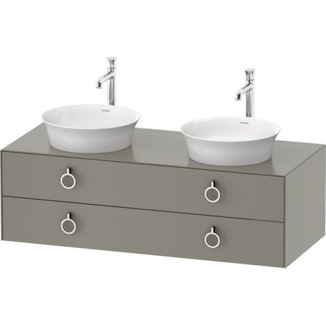 Duravit White Tulip, Waschtischunterbau wandhängend, Breite 1300 (1/2)