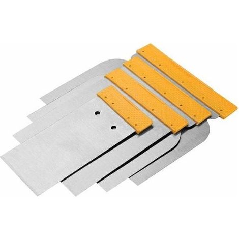 ESPATULAS SIN MANGO SET 4PZS 50-80-100-120MM TOLSEN