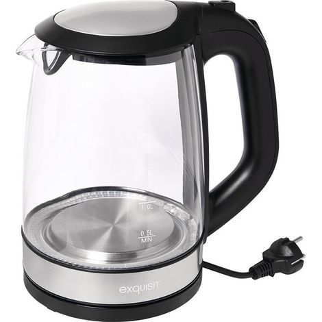 Hervidor WK 3501 swg 2200 W negro .2l 1,1kg cristal VA LED azul