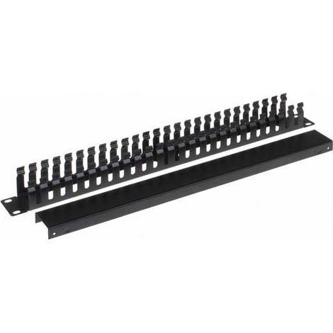 SUPPORTO RACCOGLI CAVI PER ARMADI RACK 19" 1U (1/2)