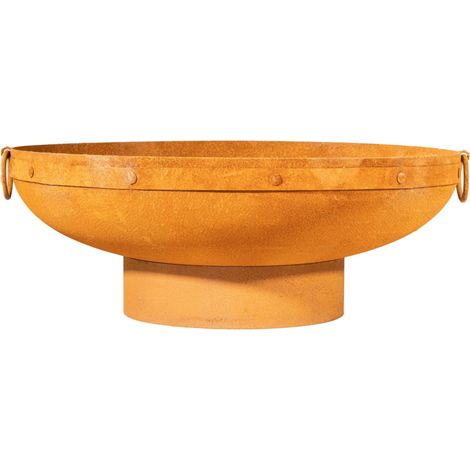 MaxxGarden Brasero - Riscaldamento da giardino, terrazzo e balcon, in acciaio arrugginito, Ø 100 cm