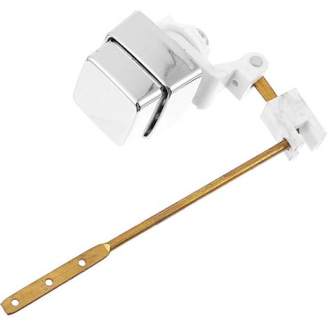 Poignée de chasse d'eau, kit de remplacement de poignée de chasse d'eau, bouton de réservoir de chasse d'eau latéral (1/5)
