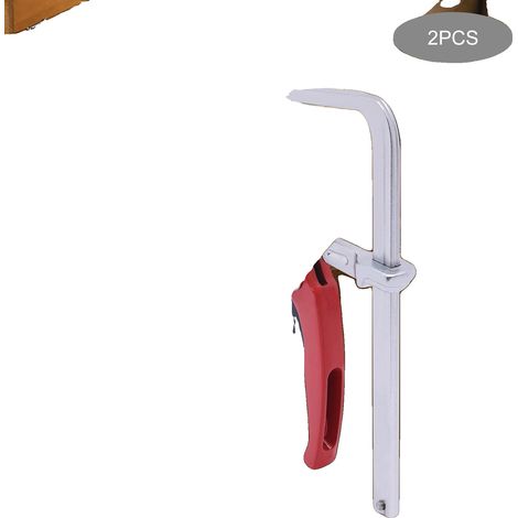 Pince de rail de guidage de scie sur table à crémaillère, 160 mm x 60 mm, capacité de serrage 6 pouces, force de serrage 485 lbs, matériau 40CR et ABS, adaptée pour le travail du bois (1/5)