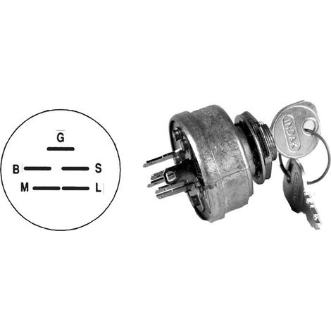Anlasserbox 5-polig Rasentraktor Mäher UNIVERSAL 330039