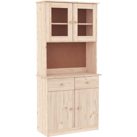 Buffet ALTA 77x35x165 bois massif de pin (1/5)