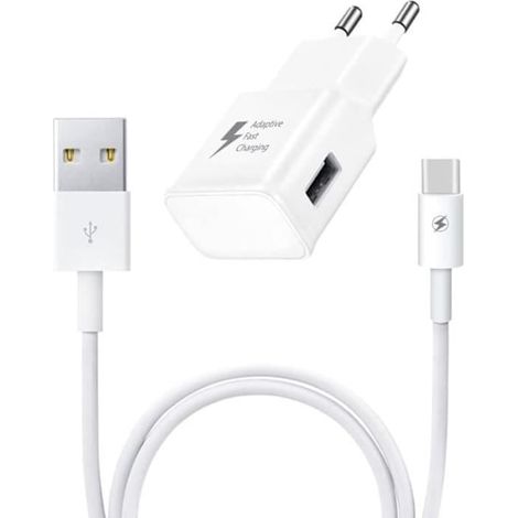Pack chargeur + câble pour Samsung Galaxy A05s Chargeur rapide ultra puissant et rapide NOUVELLE GÉNÉRATION 3A avec câble USB-C[qb] (1/4)