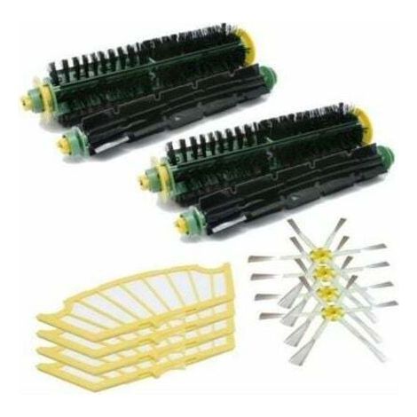 SHINING HOUSE Adatto per accessori robot aspirapolvere iRobot Roomba serie 5 530/550/560 spazzola a rullo spazzola laterale filtro