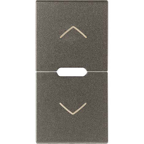 VIMAR - 19755.2.M Due mezzi tasti 1M simboli frecce Metal