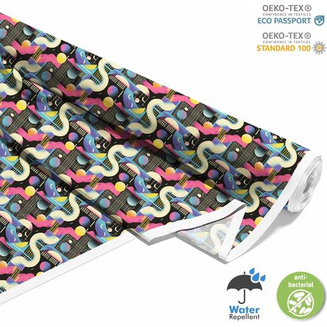 Outdoor-Dekostoffe Oxford - Motiv Geometrisch I DX3418 (1/5)
