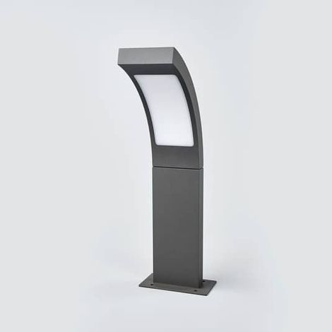[NEUWERTIG] B-Ware Lucande Moderne Led Sockelleuchte Juvia Wegeleuchte Gartenlampe In Grafitgrau