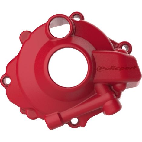 Protector de cubierta de alternador Polisport CRF 250R 18 25, color rojo, duradero.