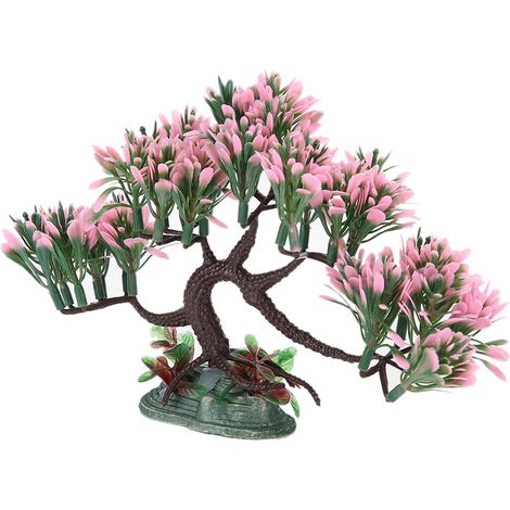 Plantes aquatiques artificielles de simulation vive d'aquarium en résine pour la décoration de paysage d'aquarium (Q-S015E) (1/5)
