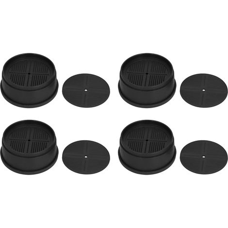 Patins de protection pour pieds table ronde, embouts en caoutchouc ant (1/5)