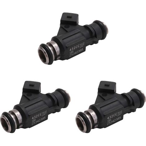 3 injecteurs de carburant pour moteurs Mercury Marine EFI 4 temps 30, 40, 50 et 60 CV (2002-2010) - Références : 25342385 et 93345842 (1/5)
