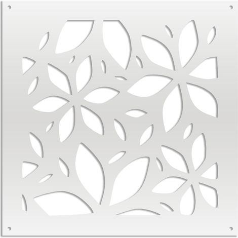 VENUS - Pannello in PVC traforato - Parasole - Colore: bianco - Misura: 73x73 cm (1/3)