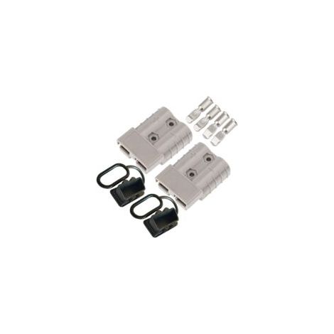 connettori per batteria 600V 50A 50Amp Connettore rapido per batteria per auto, furgone, moto (grigio) - Crezuo