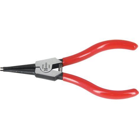 Hanger Circlip-Zange 140 mm mit bequemen roten PVC-Griffen
