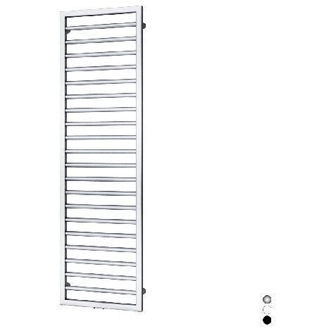 Termoarredo Zehnder Subway H 1261 Cromo Largh 45 cm (1/2)