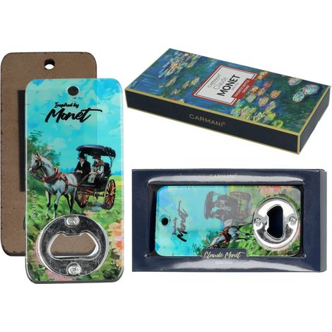 Abrebotellas Carmani - Claude Monet / Carruaje tirado por caballos (1/4)