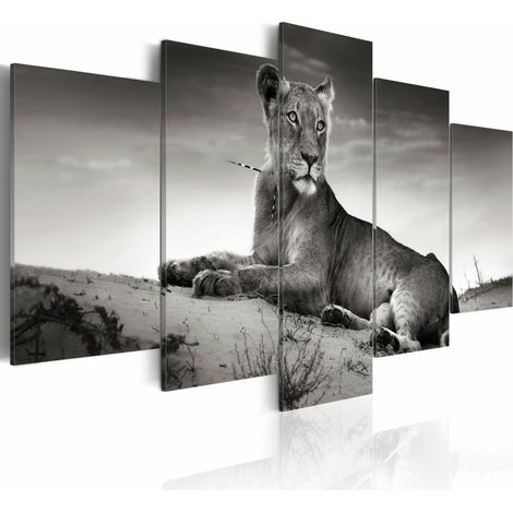 Tableau tigresse dans le desert - 200 x 100 cm (1/3)