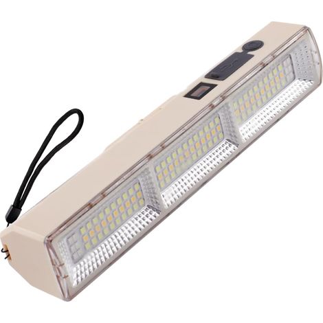 Lampe de Travail Rechargeable 32cm, Lampe de Poche 5 Modes Baladeuse LED avec Base Magnétique et USB rechargeable pour Garage tente Auto Camping Urgence jardin cour (1/5)