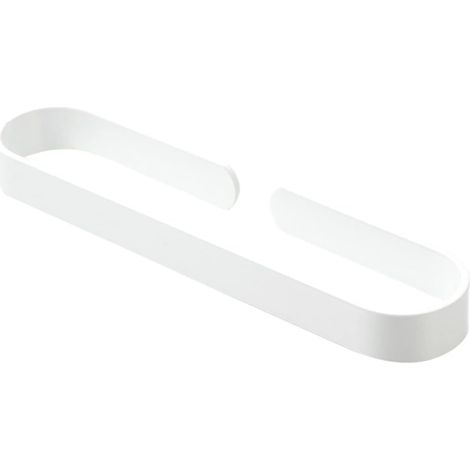 Esta barra de toalla de pared de aleación de aluminio ahorra espacio, es adecuada para baños, es fácil de instalar y viene con orificios de perforación y varios accesorios de almacenamiento. (1/5)