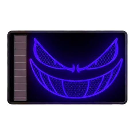 Autocollants réfléchissants solaires - Expression effrayante avec énergie, panneau d'avertissement décoratif, autocollants de sécurité imperméables pour voiture, moto, vélo, camion, etc. (1/5)