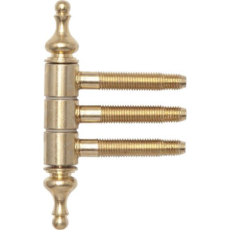 SFS Einbohrzierband 16 mm Türband mit 3-Stufengewindebolzen, vermessingt