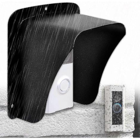 Boîtier extérieur en métal pour sonnette sans fil Ring - protection étanche pour le bouton de la caméra vidéo (1/5)
