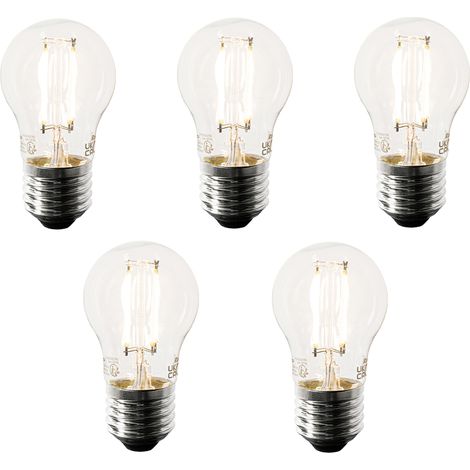 5er-Set Smart E27 LED-Glühbirnen P45 4,5W 470 lm 1800-4000K