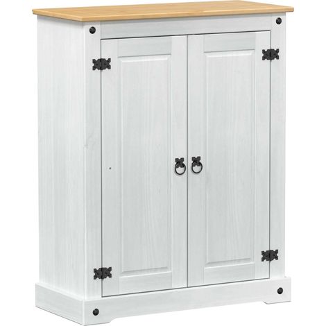 Armario Zapatero 86 x 38,5 x 108 cm Madera de pino macizo vidaXL (1/5)