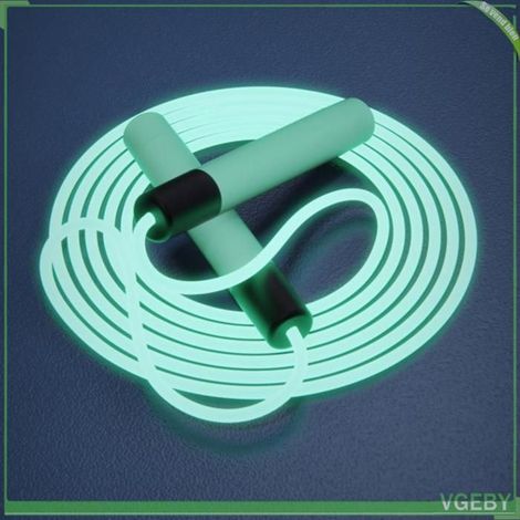 Corde à sauter lumineuse - FAFEICY - Modèle LED - LED lumineuse - Corps 2-3x plus lourd - Poignée TPR antidérapante (1/4)