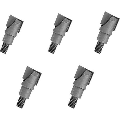 Kit de perçage pour serrures de porte, outil d'installation de serrures à mortaise, comprend 5 lames en carbure de tungstène, compatible avec les portes en bois. (1/5)