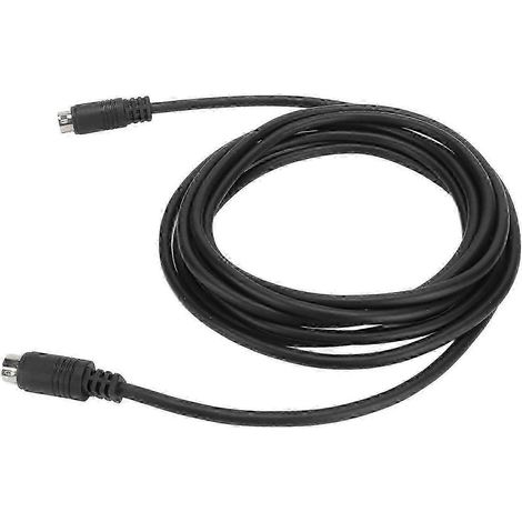 Câble audio Mini DIN 9 broches mâle-mâle compatible avec les récepteurs de centres multimédias et les haut-parleurs de 3 mètres. (1/5)