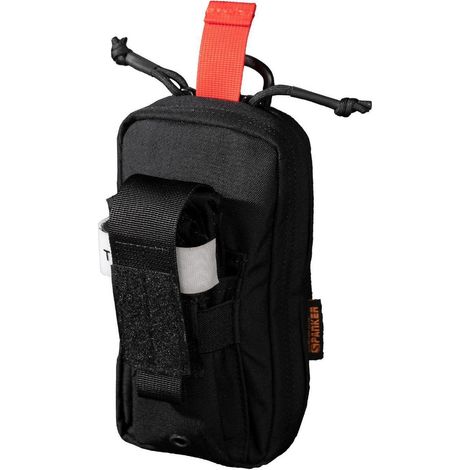 Trousse de premiers secours avec support de garrot, système MOLLE, noir