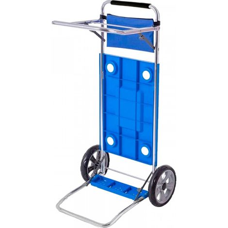Klappbarer Mehrzweck-Tischwagen aus Aluminium 62283 active