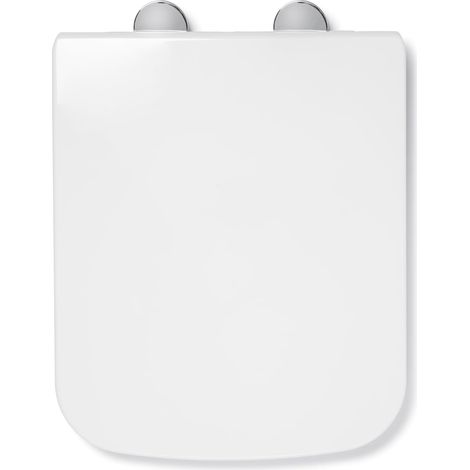 Croydex Square Flexi-Fix Toilet Seat with Soft Close and Quick Release - Leven (1/5)