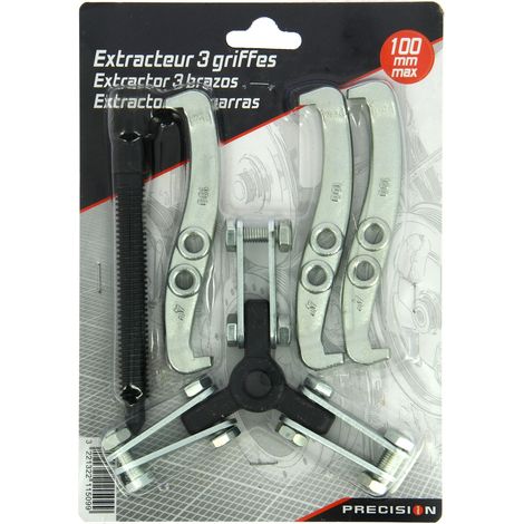 Extracteur 3 griffes 100 mm pour roulement - PRECISION STEEL - Pignon - Volant moteur (1/3)