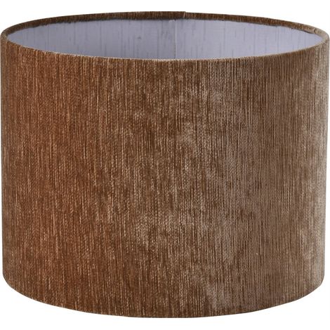 Abat jour cylindrique mocha mousse chic - mocha mousse (1/2)