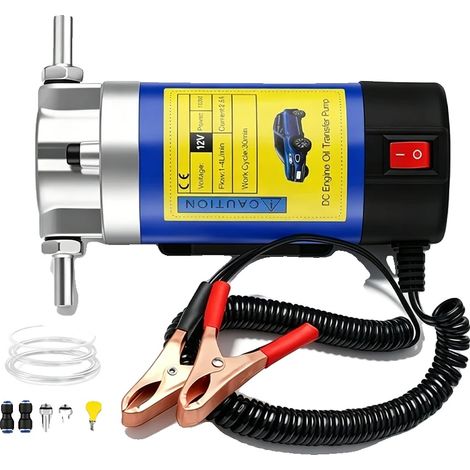 Pompe de Transfert d'Huile, Design Portable, Opération à Une Personne, 24V (1/2)