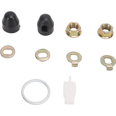 Kit de rondelles et écrous M14 pour moteur de moyeu de vélo en acier avec axe de 14 mm pour vélos et scooters électriques (1/5)